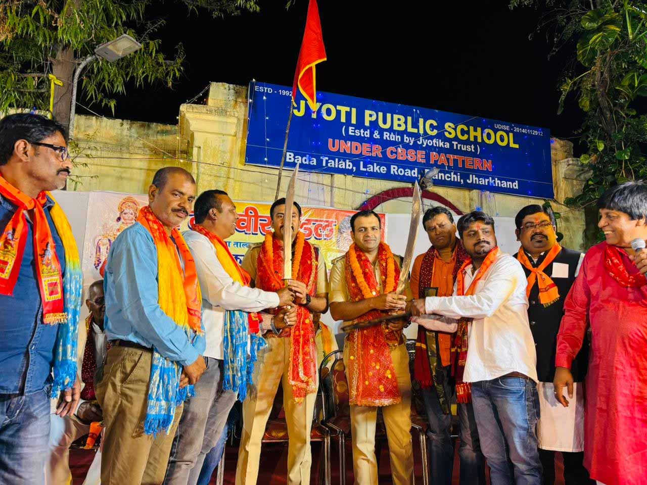 रांची: रामनवमी को लेकर सुरक्षा व ट्रैफिक व्यवस्था का जायजा