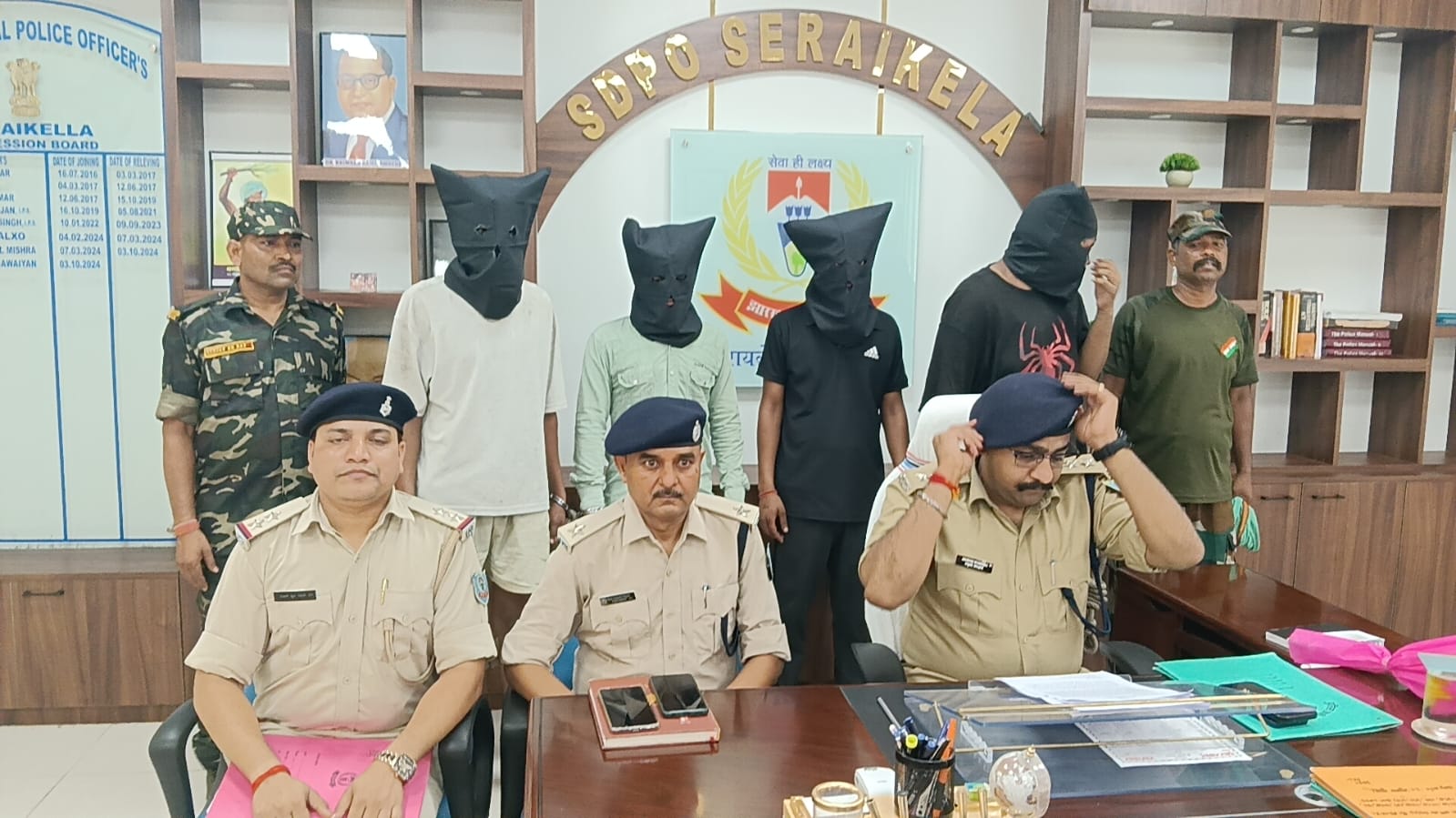 Saraikela News : टाटा स्टील से स्क्रैप चोरी का खुलासा, 10 टन लोहा जब्त, 4 गिरफ्तार