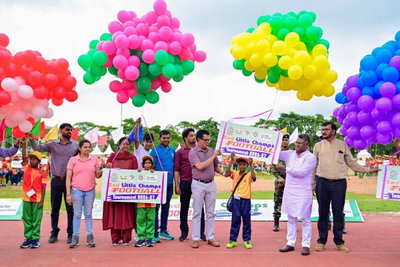 Ranchi : लिटिल चैंप्स फुटबॉल प्रतियोगिता का आगाज, नन्हें खिलाड़ियों ने दिखाया दम