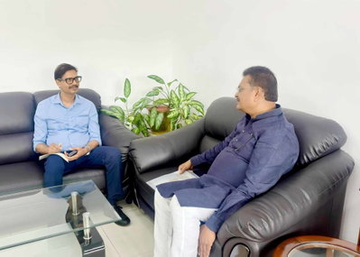 Ranchi : प्रधान सचिव से मिले हजारीबाग सांसद, सड़क परियोजनाओं को लेकर हुई चर्चा