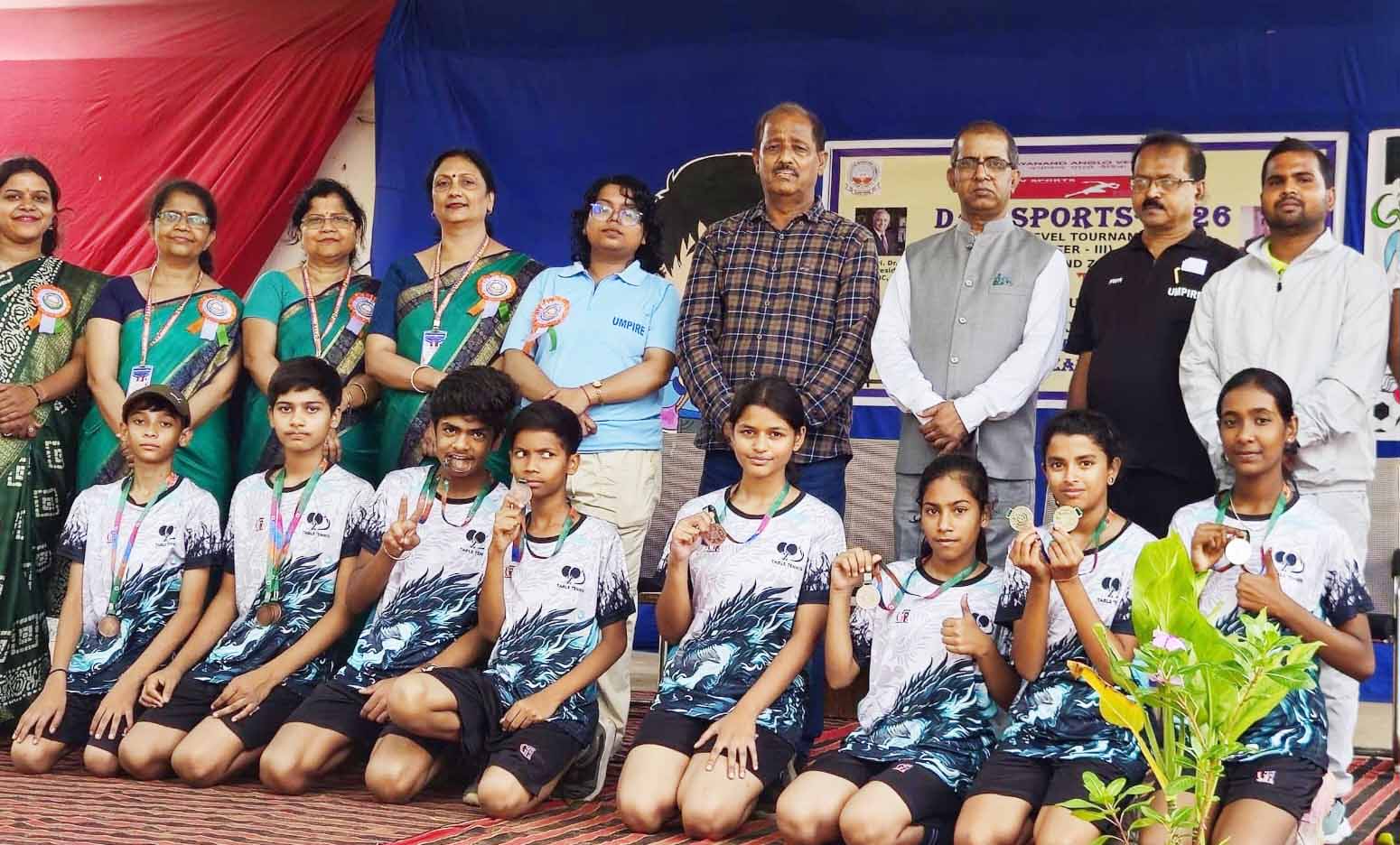 Hazaribagh News: DAV क्लस्टर-III टेबल टेनिस में खिलाड़ियों ने दिखाया दम