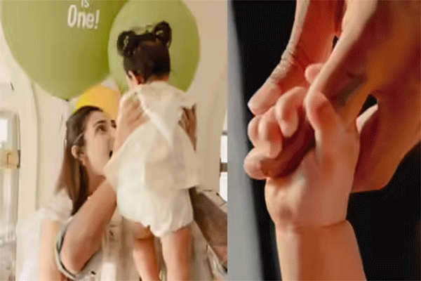 अथिया -केएल राहुल ने मनाया बेटी इवारा का फर्स्ट बर्थडे, शेयर की तस्वीरें