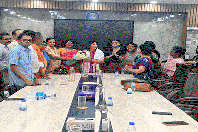 RU के वीसी से रूटा प्रतिनिधिमंडल की शिष्टाचार भेंट, यूनिवर्सिटी के विकास पर चर्चा