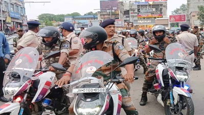 मिलाद-उल-नबी को लेकर रांची पुलिस अलर्ट, शहर में निकाला गया फ्लैग मार्च