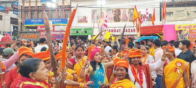 रामोत्सव में राममय हुई रांची, जय श्रीराम के जयकारों से गूंजा शहर