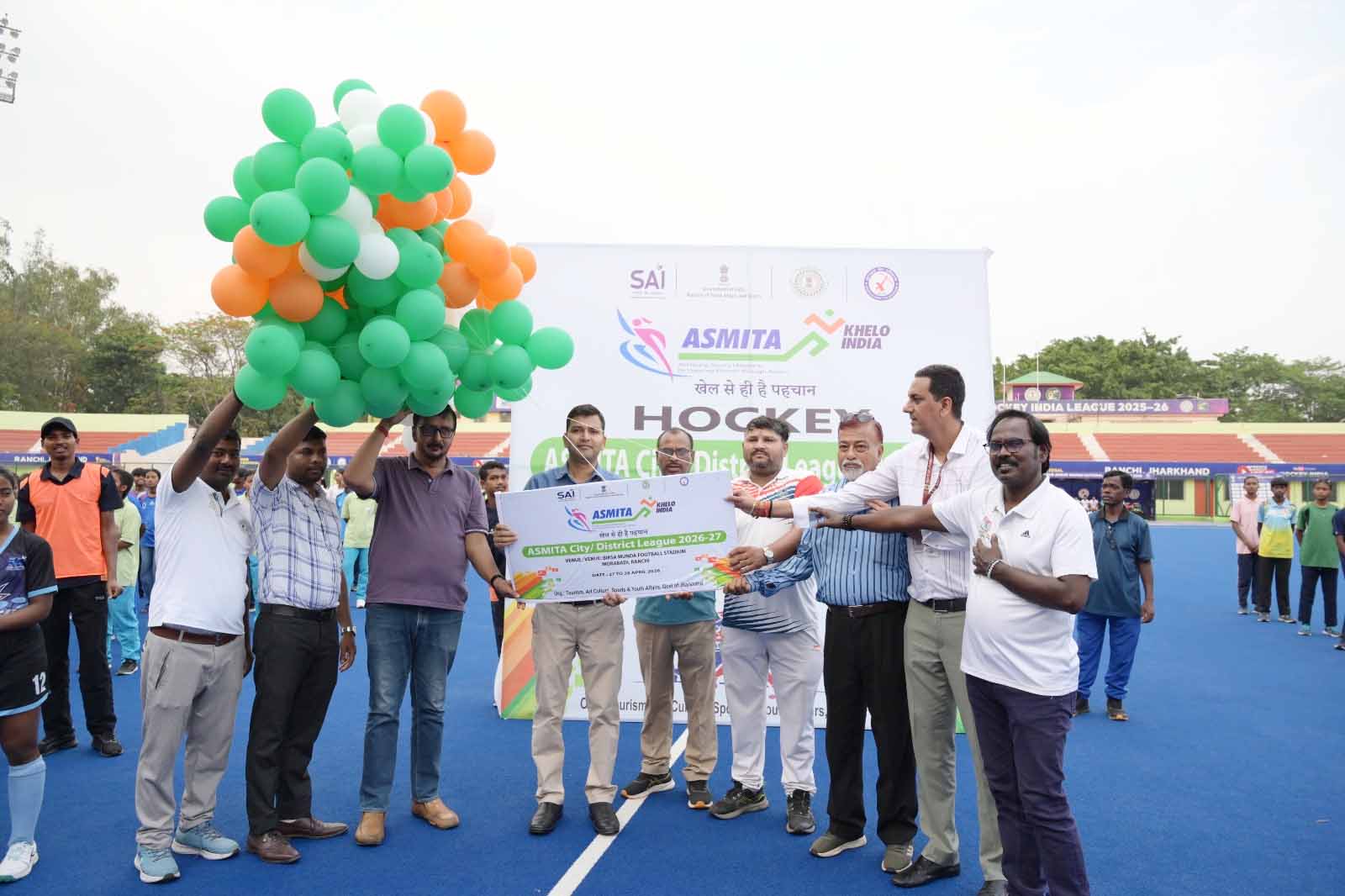 रांची जिला अस्मिता लीग का आगाज, 400 से अधिक बालिकाओं ने लिया हिस्सा