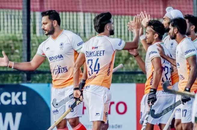 Hockey : FIH प्रो लीग में भारत ने पाकिस्तान को 7-1 से हराया