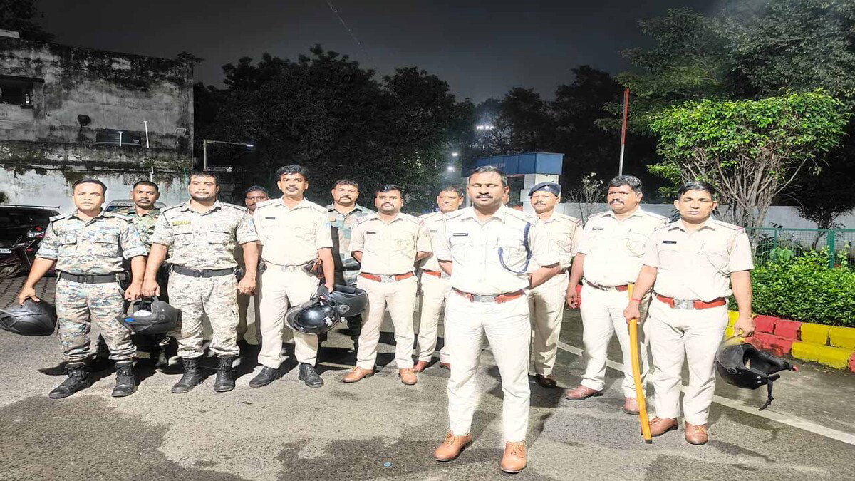 Police night patrol