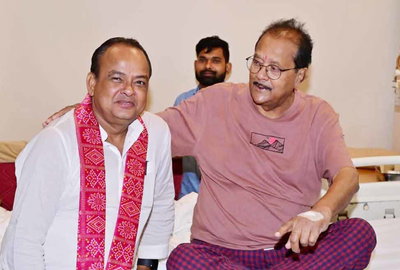 राधा कृष्ण किशोर की तबीयत में सुधार, इरफान अंसारी ने अस्पताल पहुंचकर लिया हालचाल