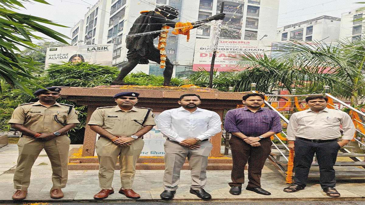 tribute to Gandhiji.