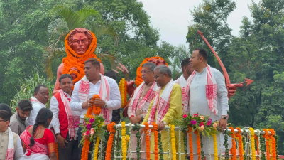 Jharkhand : भाजपा ने पूरे राज्य में मनाया हूल दिवस, वीर शहीदों को दी श्रद्धांजलि