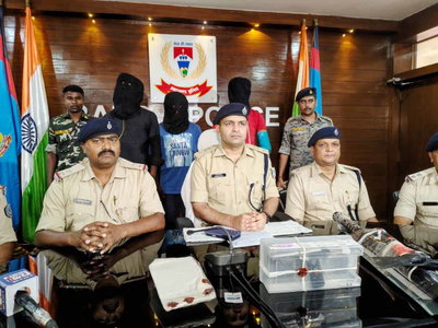 Crime News : रांची में बड़ी वारदात की साजिश नाकाम, हथियार के साथ 3 गिरफ्तार