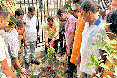 Ranchi  News : विश्व पर्यावरण दिवस के अवसर पर BJP ने चलाया 'एक पेड़ मां के नाम' अभियान