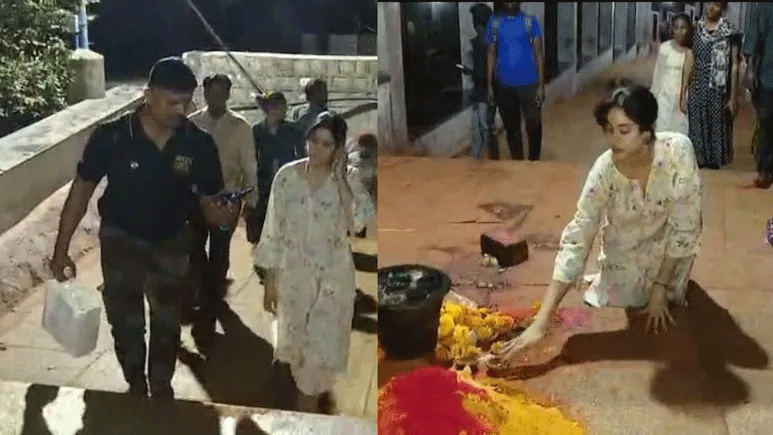 जन्मदिन के मौके पर तिरुमाला मंदिर पहुंचीं जान्हवी कपूर, पैदल चढ़कर किए भगवान वेंकटेश्वर के दर्शन