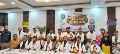 रांची में 61 नाड़ी वैद्यों समेत 70 मानवीय सेवकों का सम्मान, रक्तदान को बढ़ावा देने का संकल्प