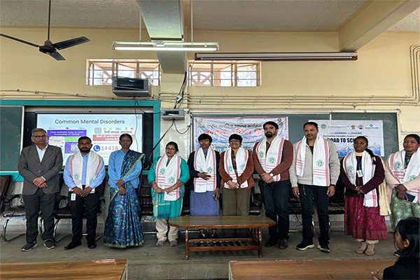 राष्ट्रीय मानसिक स्वास्थ्य कार्यक्रम के तहत गोस्सनर कॉलेज में तनाव मुक्ति शिविर
