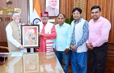 राज्यपाल संतोष गंगवार से मिला कोल्हान का प्रतिनिधिमंडल, सौंपा ज्ञापन