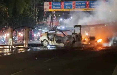 रांची : कार व ऑटो में भीषण टक्कर, दो की हालत गंभीर