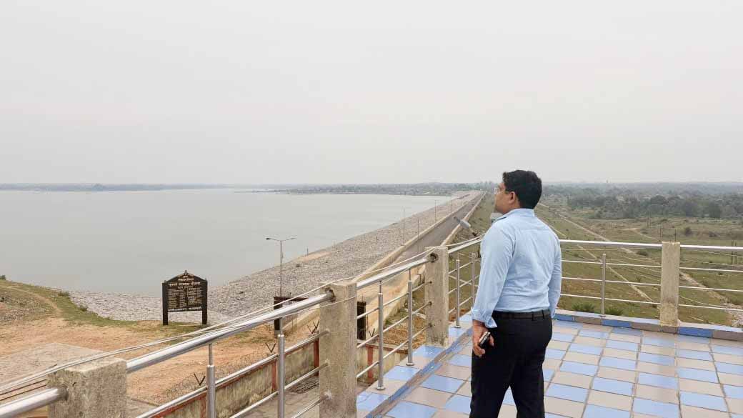 Deoghar News : डीसी ने पुनासी जलाशय व शहरी जलापूर्ति योजना का किया निरीक्षण