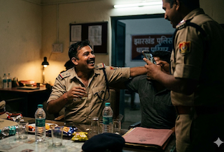 हाल-ए-झारखंड:  पुलिस पदाधिकारी मना रहे रंगरलियां, वीडियो वायरल होने पर होते हैं लाइन हाजिर