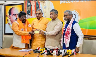 दुलाल भुइयां ने झामुमो छोड़ा, भाजपा में शामिल हुए