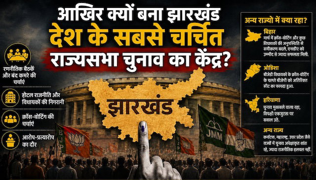 आखिर क्यों बना झारखंड देश के सबसे चर्चित राज्यसभा चुनाव का केंद्र?