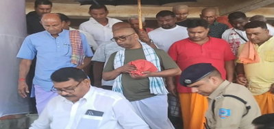 मां की अस्थियां लेकर रजरप्पा पहुंचे सीएम हेमंत सोरेन, संथाली परंपरा के अनुसार किया विसर्जन