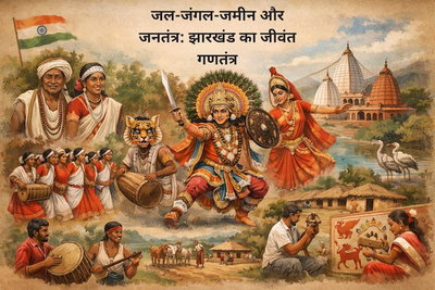 गणतंत्र का पर्व और झारखंड की सांस्कृतिक विरासत: जल, जंगल और जमीन का संकल्प