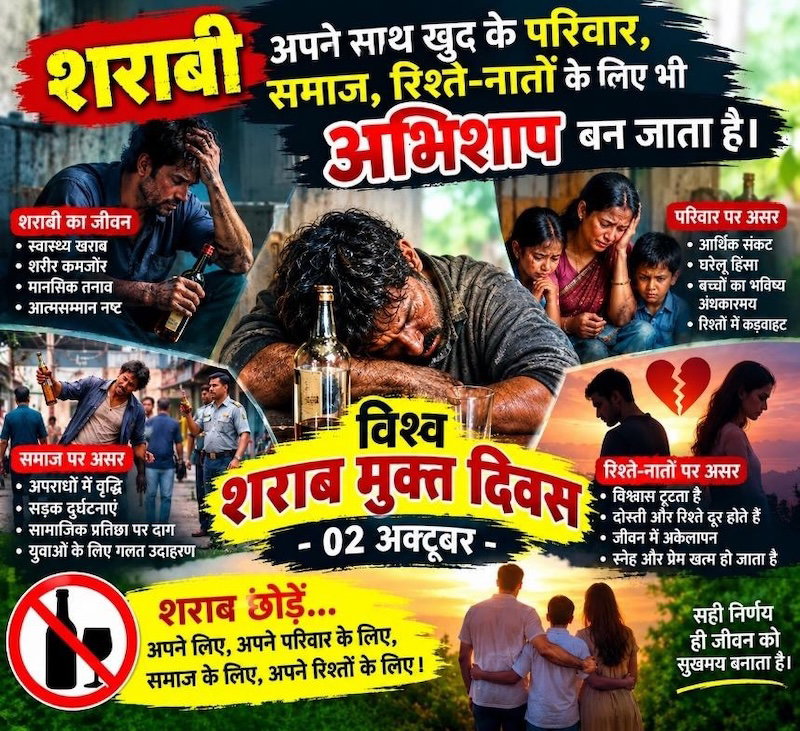 World Alcohol Free Day October