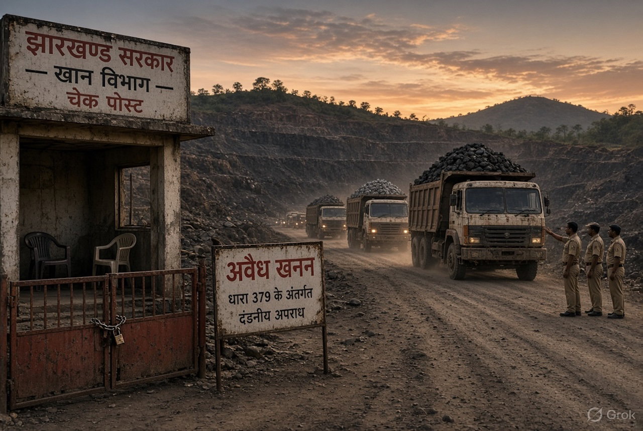 कैसे रूके अवैध खनन-परिवहन? खान विभाग के पास न अफसर, न गाड़ी, न सर्वेयर, सुरक्षा राम भरोसे