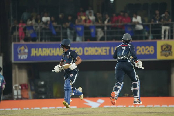 Jharkhand T20 Cricket League : रांची टाइटन्स ने जमशेदपुर स्टीलर्स को 6 विकेट से हराया, सेमीफाइनल में पहुंची टीम